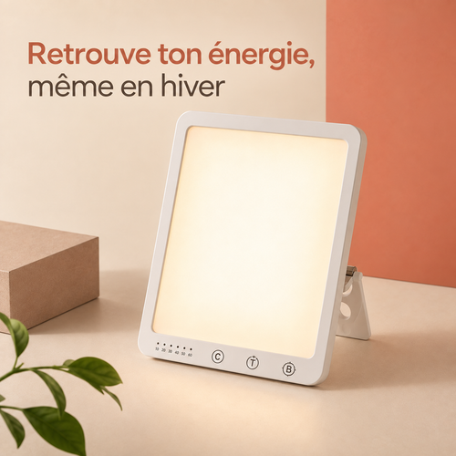 Lampe de luminothérapie Lumaube, retrouve ton énergie même en hiver