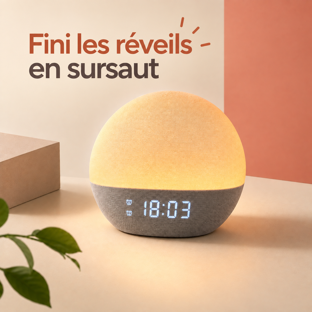 Réveil simulateur d'aube Lumaube, fini les réveils en sursaut